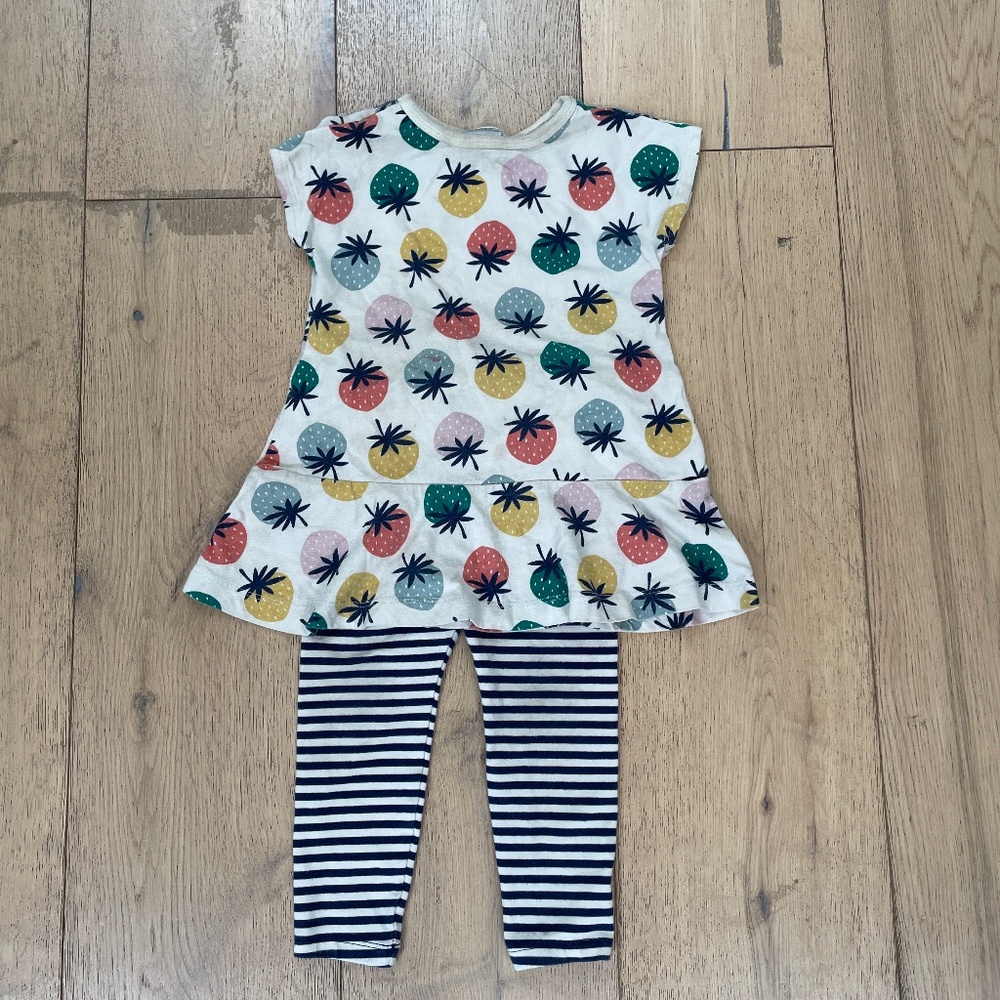 Hanna Andersson Dress & Leggings Set
